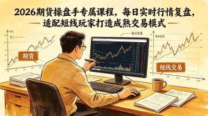 （18902期）2026期货操盘手专属课程-更新6月，每日实时行情复盘，适配短线玩家打造成熟交易模式-OG资源站