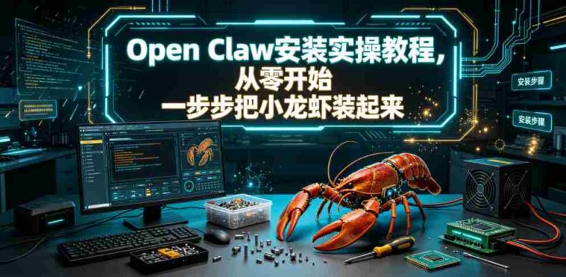 Open Claw安装实操教程,从零开始一步步一步步把小龙虾装起来-OG资源站