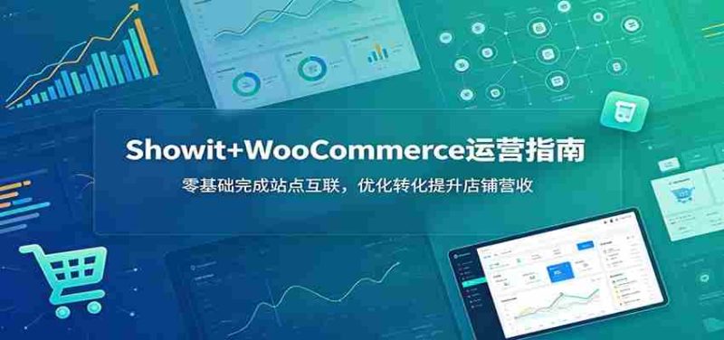 Showit+WooCommerce运营指南：零基础完成站点互联，优化转化提升店铺营收-OG资源站