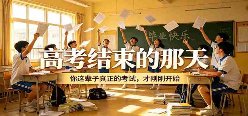 公众号付费文章《高考结束的那天，你这辈子真正的考试，才刚刚开始》-OG资源站
