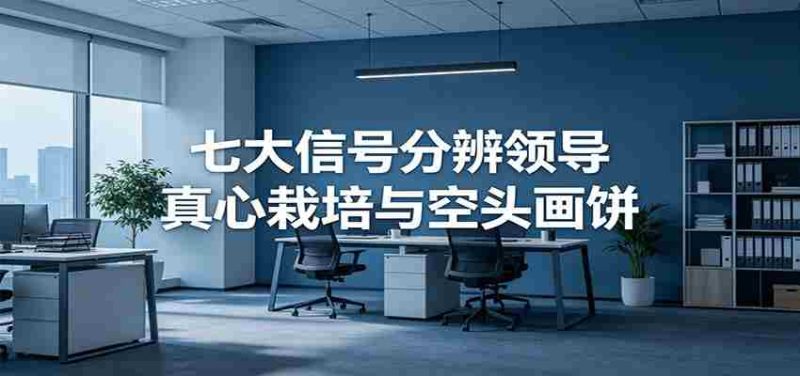 付费文章《七大信号分辨领导真心栽培与空头画饼》读懂管理背后人性逻辑-OG资源站