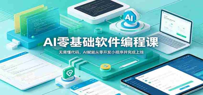 AI零基础软件编程课：无需懂代码，AI赋能从零开发小程序并完成上线-OG资源站