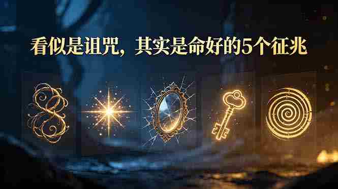 (19089期)付费文章:看似是诅咒,其实是命好的5个征兆-OG资源站