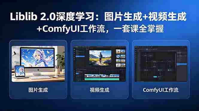 （18349期）Liblib 2.0深度学习：图片生成+视频生成+ComfyUI工作流，一套课全掌握-OG资源站