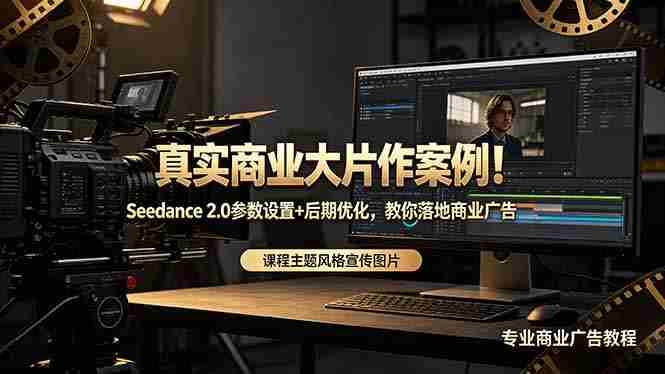 (18484期)真实商业大片作案例!Seedance 2.0参数设置+后期优化,教你落地商业广告-OG资源站