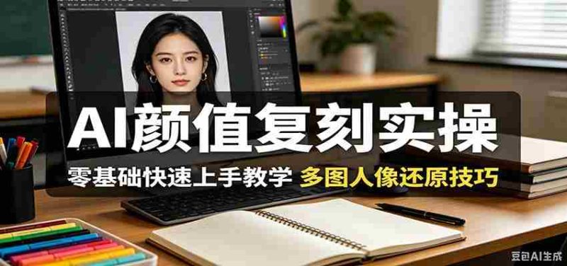 AI颜值复刻实操，零基础快速上手教学，多图人像还原技巧-OG资源站