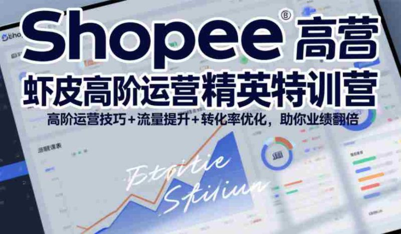 Shopee虾皮高阶运营精英特训营,高阶运营技巧+流量提升+转化率优化,助你业绩翻倍(更新26年5月)-OG资源站