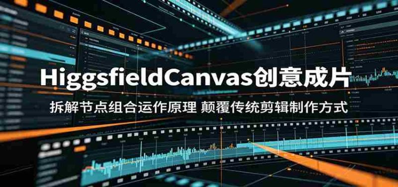 HiggsfieldCanvas创意成片：拆解节点组合运作原理，颠覆传统剪辑制作方式-OG资源站