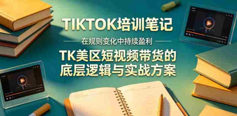 视界跨境TIKTOK4月17培训笔记,在规则变化中持续盈利,TK美区短视频带货的底层逻辑与实战方案【文档】-OG资源站