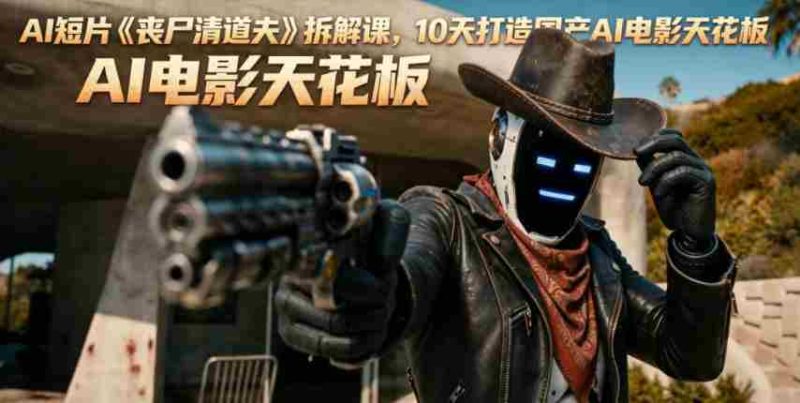 AI短片《丧尸清道夫》拆解课,10天打造国产AI电影天花板-OG资源站