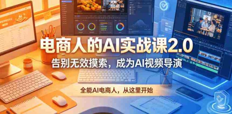 电商人的AI实战课2.0,告别无效摸索,成为AI视频导演,全能AI电商人,从这里开始-OG资源站