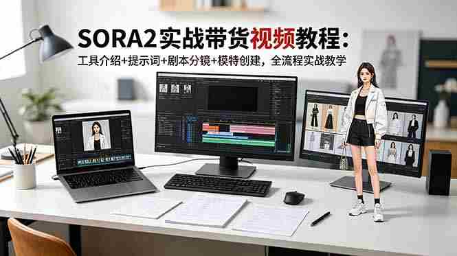 (18718期)SORA2实战带货视频教程:工具介绍+提示词+剧本分镜+模特创建,全流程实战教学-OG资源站