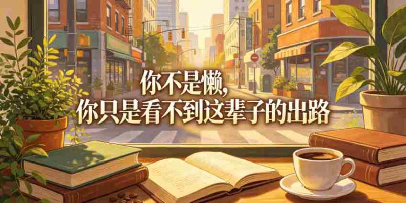 付费文章:你不是懒,你只是看不到这辈子的出路-OG资源站