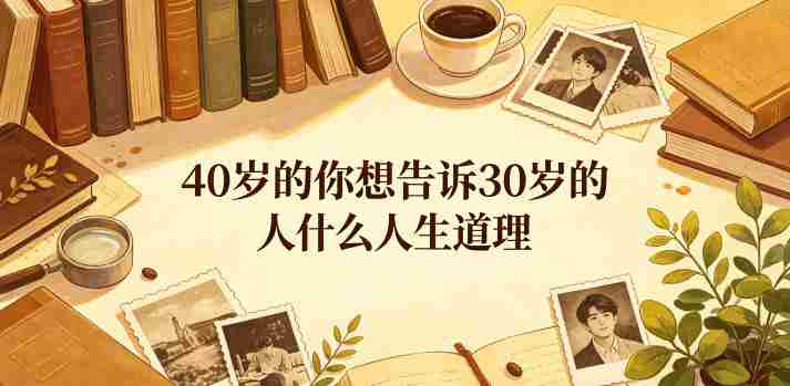公众号付费文章：40岁的你想告诉30岁的人什么人生道理？-OG资源站