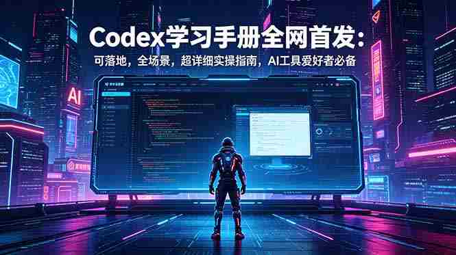 （18871期）Codex学习手册全网首发：可落地，全场景，超详细实操指南，AI工具爱好者必备-OG资源站