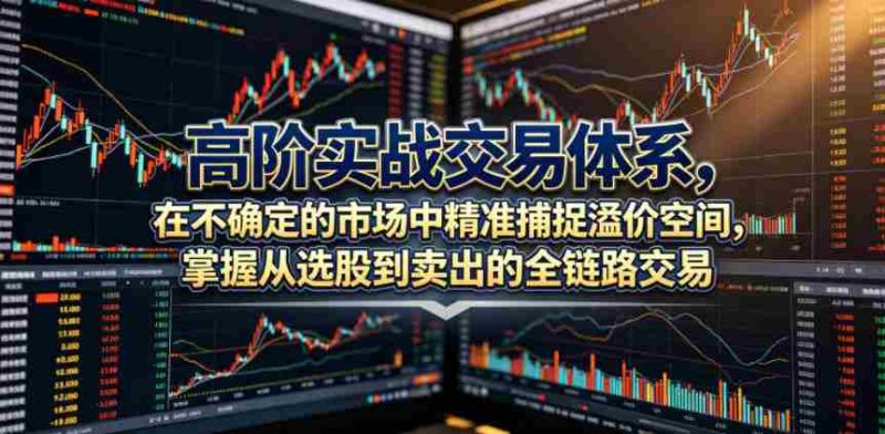 高阶实战交易体系,在不确定的市场中精准捕捉溢价空间,掌握从选股到卖出的全链路交易心法(更新6月)-OG资源站