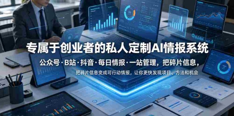 专属于创业者的私人定制AI情报系统,公众号·B站·抖音·每日情报·一站管理,把碎片信息变成可行动情报,让你更快发现项目、方法和机会-OG资源站