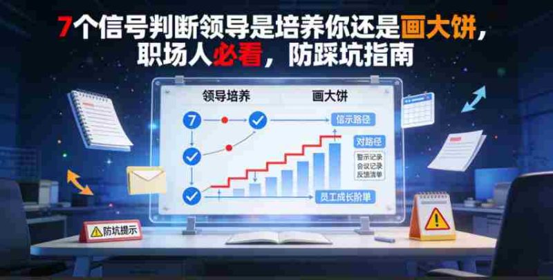 付费文章:7个信号判断领导是培养你还是画大饼,职场人必看,防踩坑指南-OG资源站