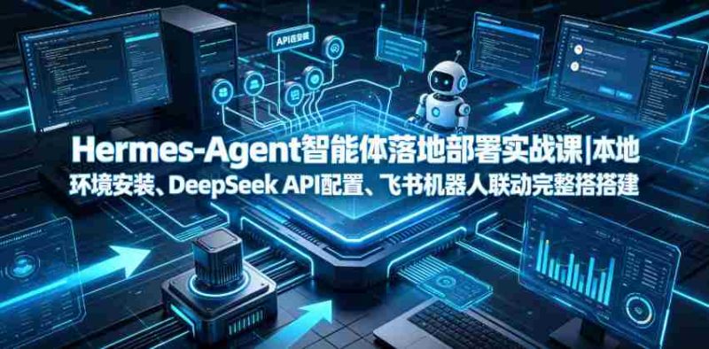 Hermes-Agent智能体落地部署实战课|本地环境安装、DeepSeek API配置、飞书机器人联动完整搭建教程-OG资源站