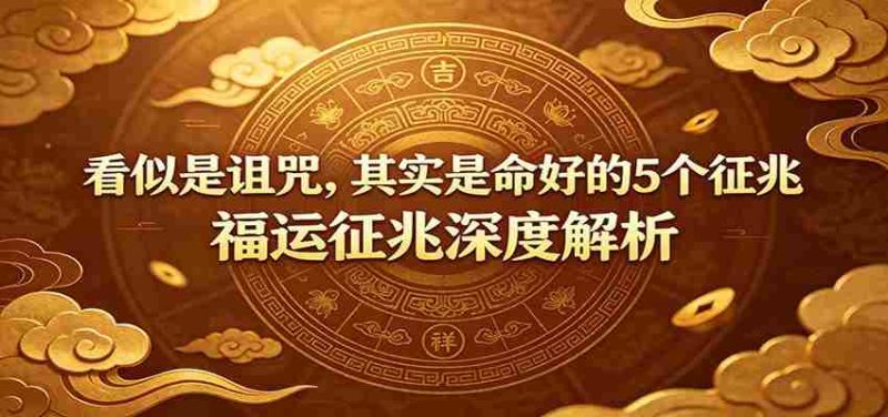 付费文章：《看似是诅咒，其实是命好的5个征兆》福运征兆深度解析-OG资源站