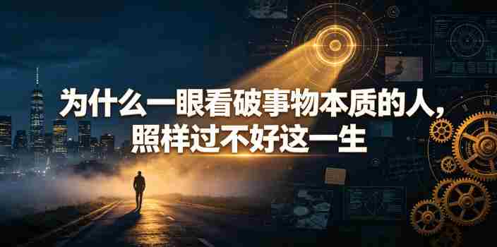 付费文章：为什么一眼看破事物本质的人，照样过不好这一生-OG资源站