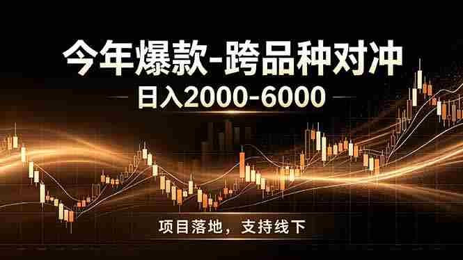 （19179期）全新跨品种对冲模式上线！日稳定盈利 2000-6000，合规长久可批量放大-OG资源站