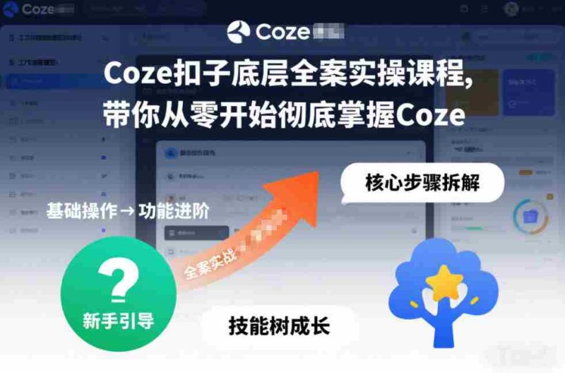 Coze扣子底层全案实操课程，带你从零开始彻底掌握Coze（更新7月）-OG资源站