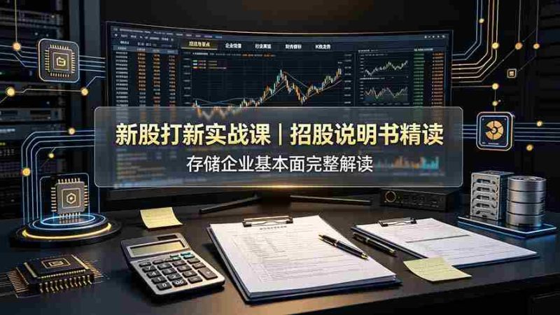(19255期)付费文章:新股打新实战课|招股说明书精读,存储企业基本面完整解读-OG资源站