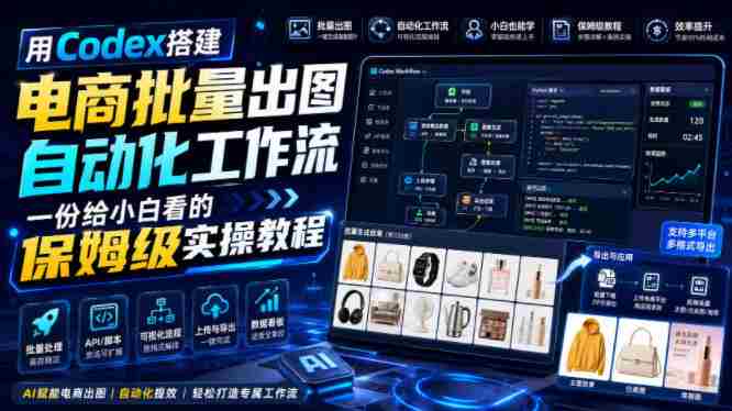 用Codex搭建电商批量出图自动化工作流,一份给小白看的保姆级实操教程【文档】-OG资源站