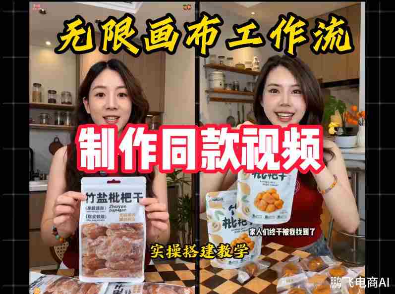 无限画布工作流一键复刻爆款带货视频,实操搭建,操作简单-OG资源站