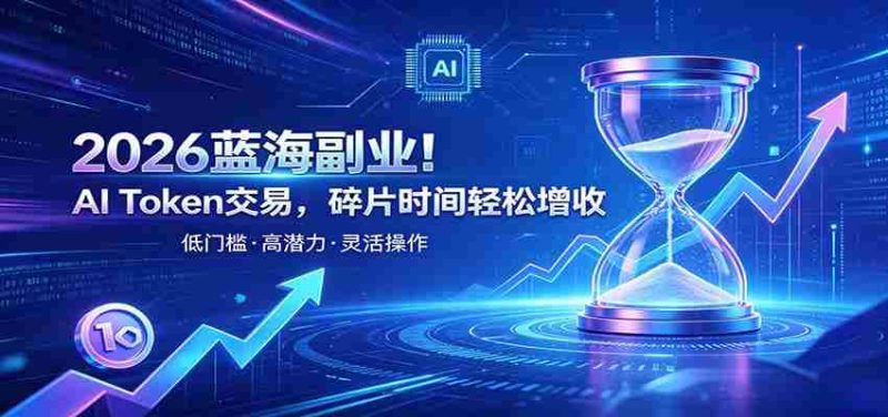 AI Token算力赛道！普通人可入局的数字副业，零门槛快速起步-OG资源站