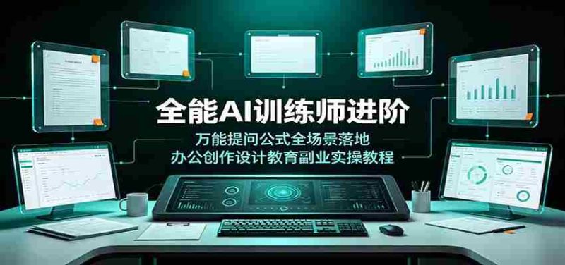 全能AI训练师进阶:万能提问公式全场景落地,办公创作设计教育副业实操教程-OG资源站