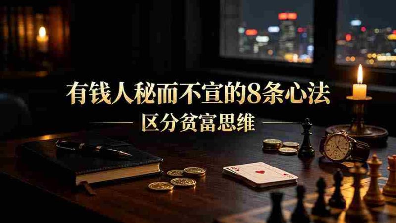 (19413期)付费文章:有钱人秘而不宣的8条心法|区分贫富思维-OG资源站