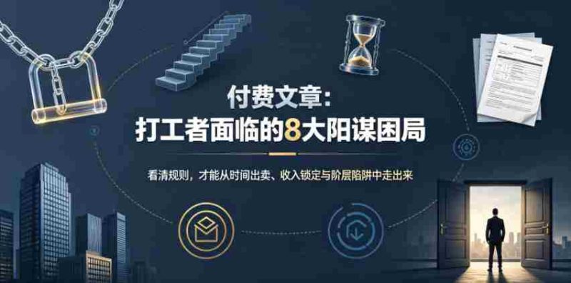 付费文章:打工者面临的8大阳谋困局-OG资源站