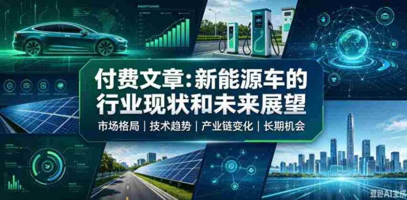 付费文章：新能原车的行业现状和未来展望-OG资源站