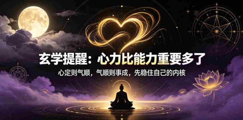 付费文章:玄学提醒:心力比能力重要多了-OG资源站