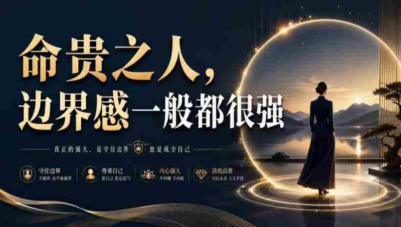 付费文章:命贵之人,边界感一般都很强-OG资源站
