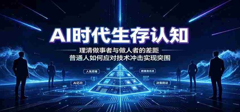 AI时代生存认知:理清做事者与做人者的差距,普通人如何应对技术冲击实现突围-OG资源站