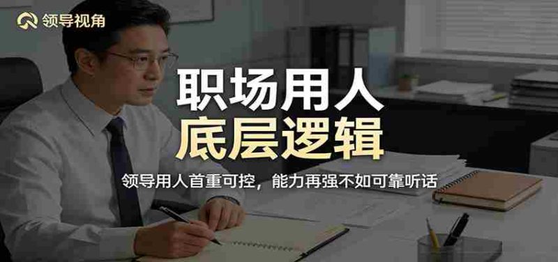 公众号付费文章：职场用人底层逻辑，领导用人首重可控，能力再强不如可靠听话-OG资源站
