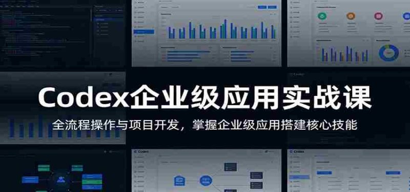 Codex企业级应用实战课:全流程操作与项目开发,掌握企业级应用搭建核心技能-OG资源站