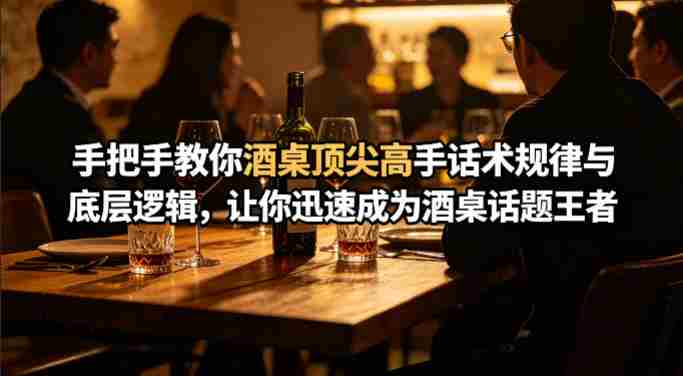 付费文章:手把手教你酒桌顶尖高手话术规律与底层逻辑,让你迅速成为酒桌话题王者(二十年全网独家经验分享)-OG资源站