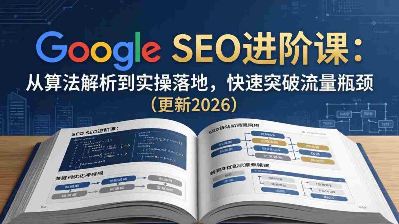 (18048期)Google SEO进阶课:从算法解析到实操落地,快速突破流量瓶颈(更新2026)-OG资源站
