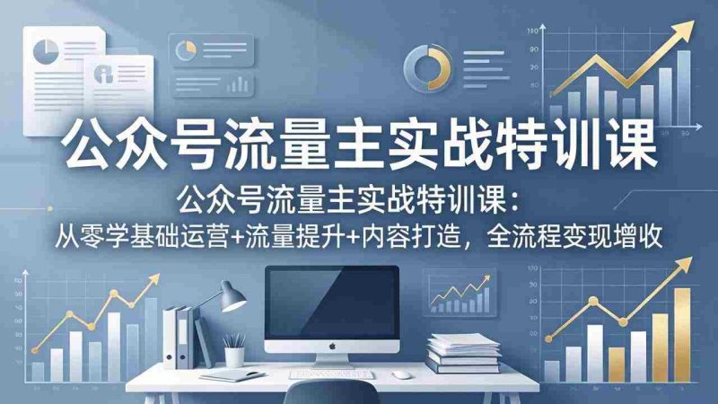 (18072期)公众号流量主实战特训课:从零学基础运营+流量提升+内容打造,全流程变现增收-OG资源站