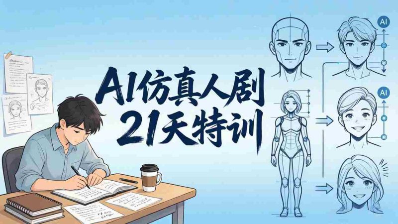 (18082期)AI仿真人剧21天特训-更新:从剧本到成片全流程实战,掌握角色一致性与变现方法-OG资源站