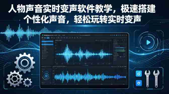 人物声音实时变声软件教学,极速搭建个性化声音,轻松玩转实时变声-OG资源站