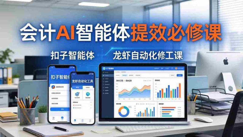 （18151期）财务会计AI智能体提效必修课：扣子智能体+龙虾自动化+报表分析，一站式提升财务工作效率-OG资源站