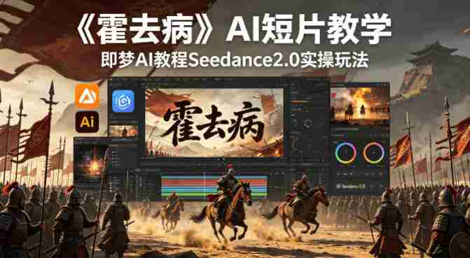 《霍去病》AI短片教学,即梦AI教程Seedance2.0实操玩法-OG资源站