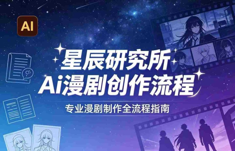 AI漫剧创作全流程指南|从工具到编剧,从流量到变现,小白也能学会的专业漫剧制作法-OG资源站