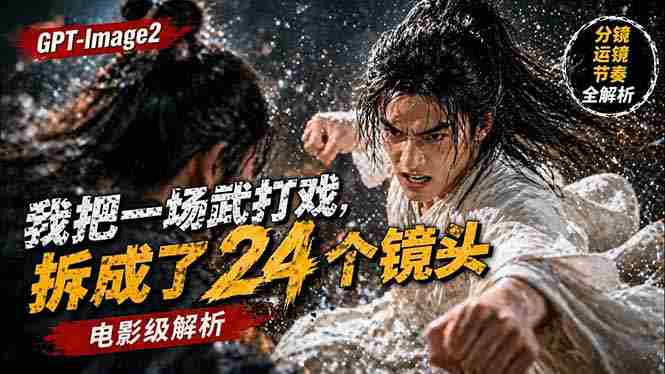 （18212期）用GPT-Image2，把一段武打对决拆成24个连续镜头，从人物建立、动作衔接、运镜节奏，到情绪爆发-OG资源站