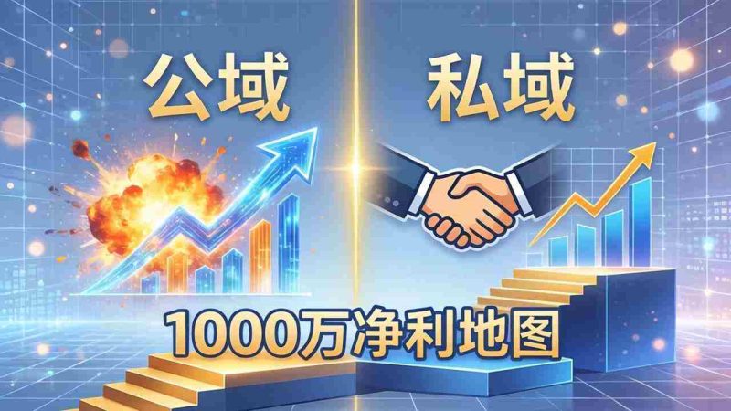 (18217期)公域玩命出爆款,私域悄悄做成交:这套AI内训课,2026给你打通1000万净利的地图-OG资源站